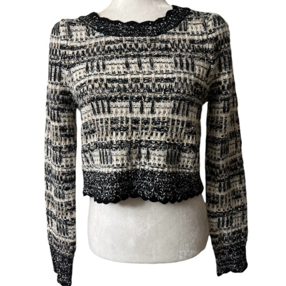 House of Harlow 1960 Scallop Edge Sweater small - Picture 3 of 7